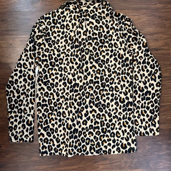NWT Nordstrom Leopard Pajama Top Size XS - Picture 4 of 6